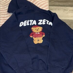 Delta Zeta Navy Blue Hoodie